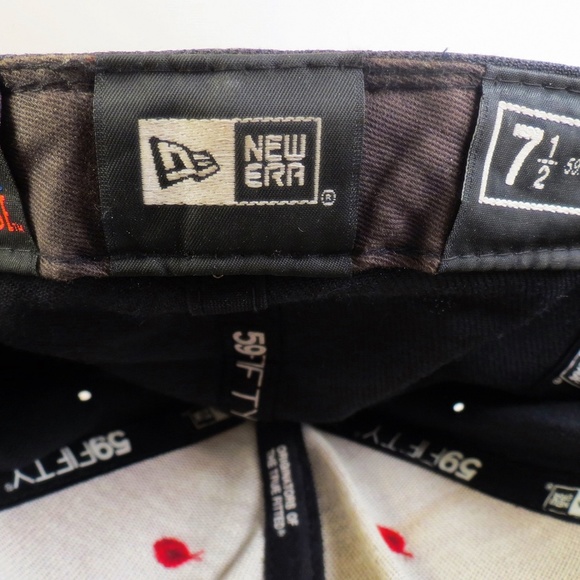 BOSTON RED SOX  NEW ERA Sz 7 3/8 BaseBall Cap Hat - Picture 6 of 7